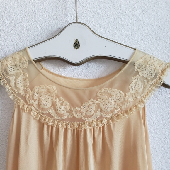 Vintage 60-70s Women Nylon Night Sleep Set - Picture 6 of 10